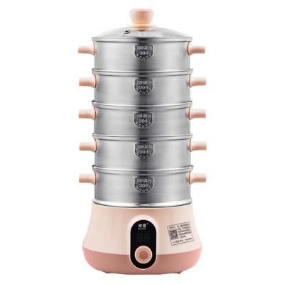 China RV 2019 Best Buying TV Selling Five Layers Stainless Steel Multifunctional Electric Food Steamer for sale