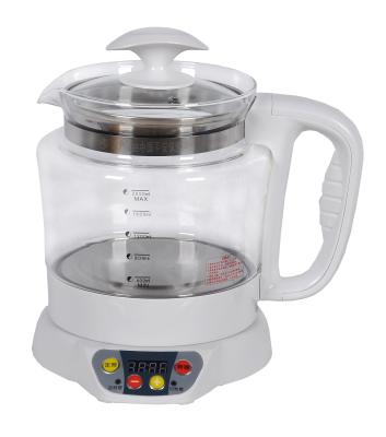 China 360 Degree Rotation Base 2.0L Taiwan Hanfang Multifunctional Health Electric Glass Kettle for sale