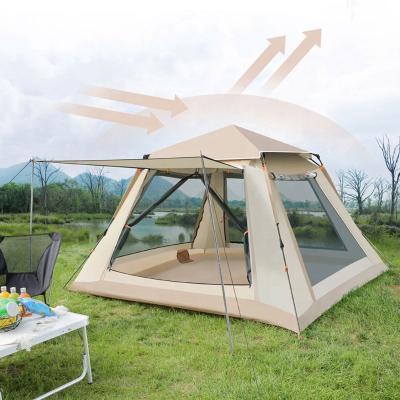 China Full Automatic Camouflage/Field Game Tamuwo Party Tent 5-8 People Camping Rain Proof Sunscreen Sunscreen Beach Tent for sale