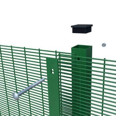 China Factory direct wholesale easily assembled galvanizing and powder coated 358 security prison fence for sale for sale