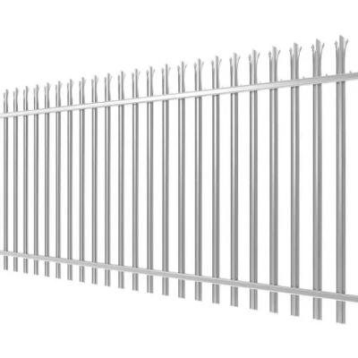 China Easily Assembled Easily Powder Coated Black D&W 235 Carbon Steel Hot Dip Galvanized Metal Palisade Fence In South Africa for sale