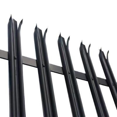 China Easily Assembled Wholesales Low Prices Stainless Steel Galvanized Anti Climb Security Palisade Fence Post For Brackets Plant Garden for sale