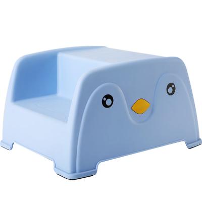 China Baby Bathing Custom Baby Toddler Child Toilet Double Step Plastic Double Step Stool For Kids for sale