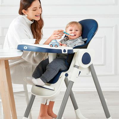 China Other OEM Eating New Soft Plastic Foldable Baby Dining High Food Feeding Chair Cushion Kids Furniture for sale