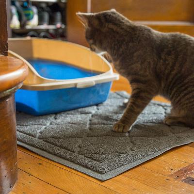 China Waterproof Home Using Pet Products Pet Mat Cat Litter Training Toilet Mat With Customized Design for sale