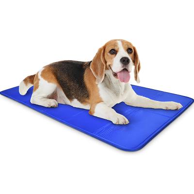 China Large Summer Recyclable Waterproof Pet Ice Mat Dog Pet Self Cooling Cooling Mat for sale