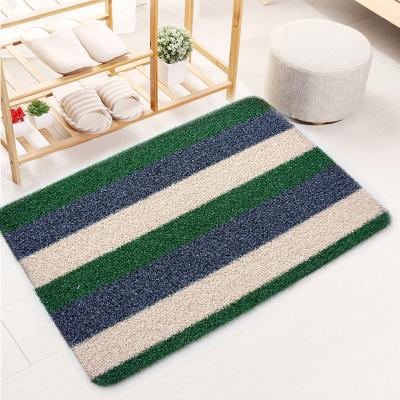 China Good Quality Washable PVC Backing PP Plastic Grass Door Mats for sale