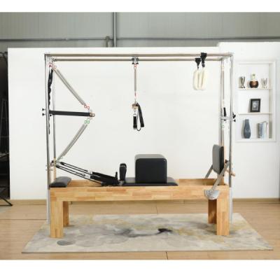 China Durable Pilates Cadillac Reformer Studio Combination Reformer with a Trapeze Tower Table Body Balanced for sale