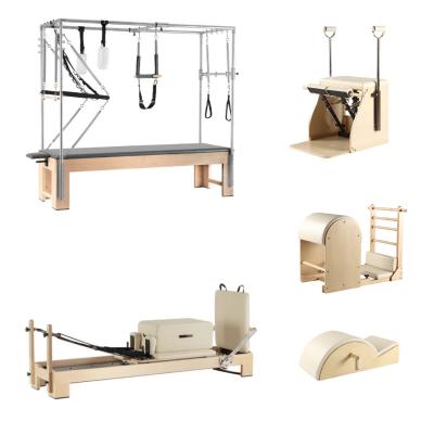 China Factory Supply High Density White Maple Ladder Barrel Pilates Equipment Trainer for sale