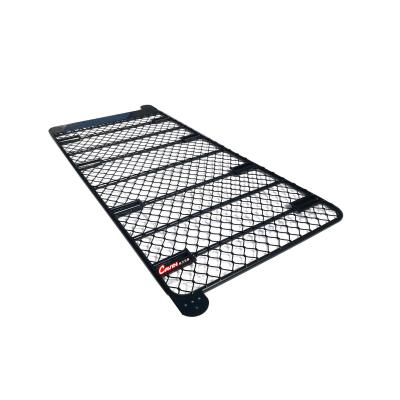 China Cargo Carrying Universal Flat Car Accessories Black Customized Aluminum Roof Rail Racks For Toyota 4Runner for sale