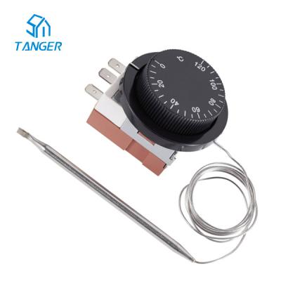 中国 Temperature Control Switch Capillary Thermostat Safety 0-120C 販売のため