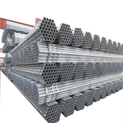 China Liquid pipe factory wholesale round hollow section galvanized steel pipe hot dip galvanized steel pipe tka galvanized pipe for greenhouses for sale