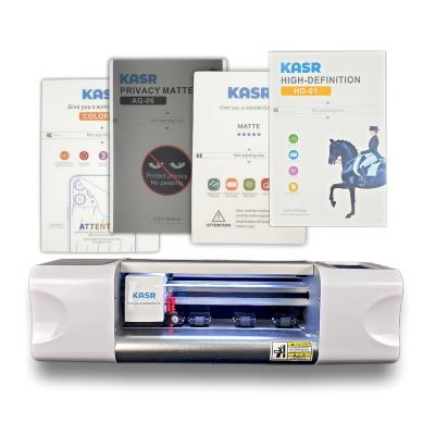 China KASR PC/notebook intelligence system precision cutter mobile phone hydrogel film screen protector cutting machine for sale