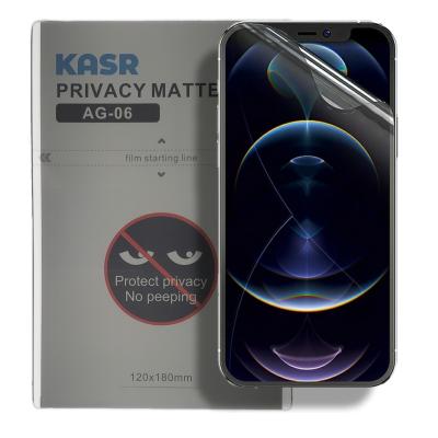 China High quality KASR mobile phone PC/notebook anti-peep tpu hydrogel film can cut any model privacy screen protector for sale