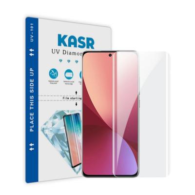 China High Quality Iphone 13 Nano Mobile Phone KASR Soft Glass Film 0.24mm Thickness Full Curing Machine UV Screen Protector for sale