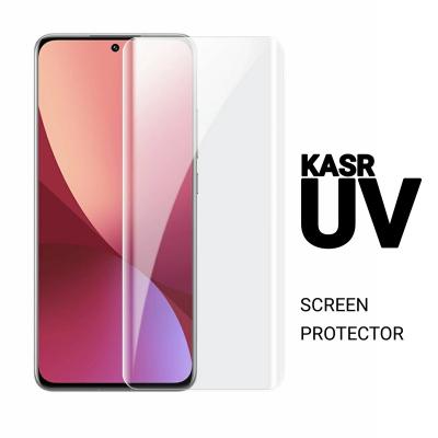 China Mobile phone KASR 12*18cm thickness high quality nano full film 0.24mm soft glass UV treatment protector for sale