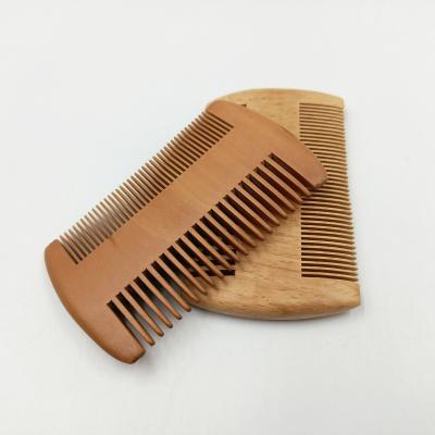 China Double Sided Comb Hardware Classic Custom Double Sided Common Wooden Comb for sale