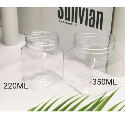 China Custom Empty Beverage Jar Beverage Jar With Plastic Cap 220ml 350ml for sale