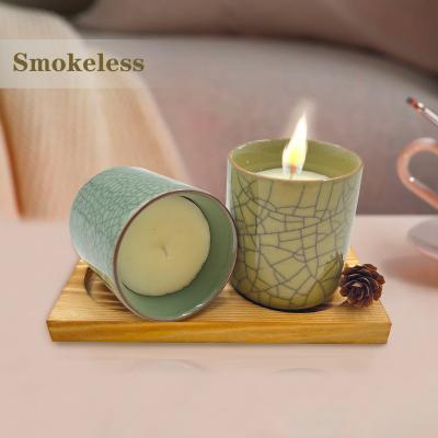 China Luxury Eco Friendly High Quality Scented Custom Scented Glass Creed Candle for sale