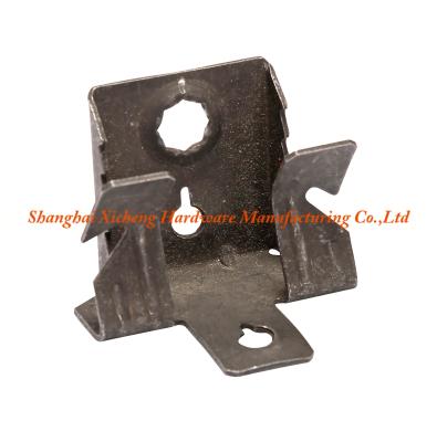 China Custom Size Spring Clip Clamp With 4mm Diameter Vertical Support For Slotted Bar for sale