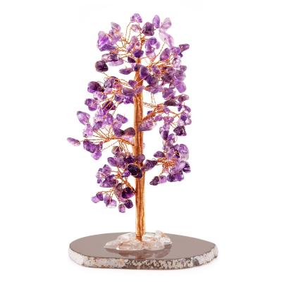 China Natural Stone Healing Crystal Tree from Europe Crystal Life Tree Rich Amethyst of Life for sale