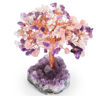 China Wholesale Mini Gemstone Fengshui Crystal Trees from Europe for sale