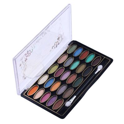 China Waterproof 25 Colors Private Label Cosmetic Makeup Eyeshadow Palette for sale