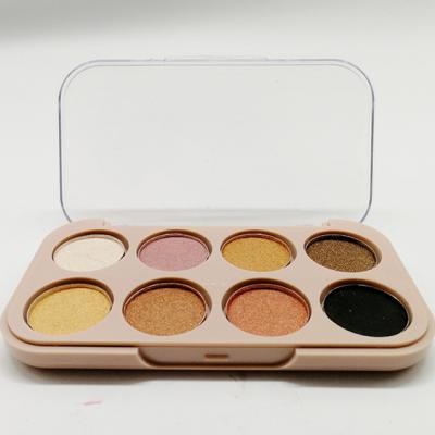 China Factory Waterproof Makeup Cosmetics Custom Private Label Eyeshadow Palette Case for sale