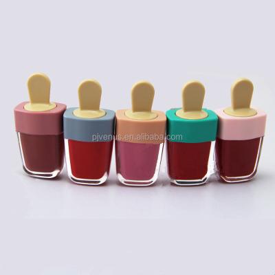 China Sunscreen Most Fashionable Shimmer And Matte Lip Gloss Private Label Ice Cream for sale