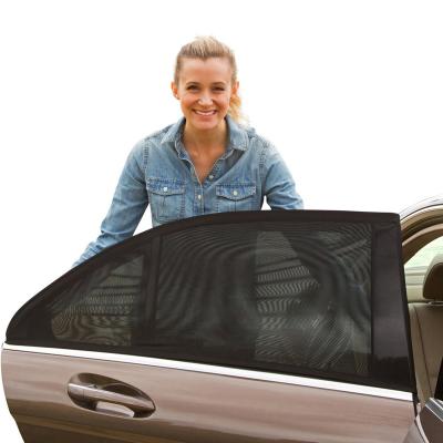 China Lowering Car Interior Temperatures Material Side Door Window Flexible Car Sunshade Curtain for sale