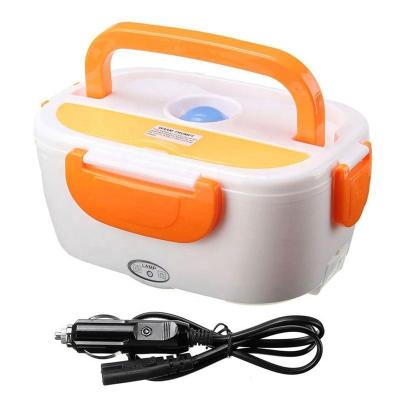 China Sustainable 12V Electric Car Socket Heating Lunch Box Heated Food Warmer Container for sale