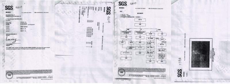 Electroplating solution test report - Y&M Crafts Manufacture Limited