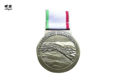 China 3 medallas de encargo 3d del deporte de la cinta del color grabaron en relieve el bronce de la aleación del cinc del logotipo en venta