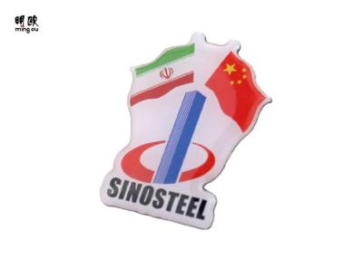 China Flag Shaped  Metal Lapel Pins National Custom Organization Emblem Light Weight for sale