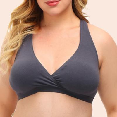 China Seamless Factory Selling Non-sponge Bra Thin Cup Bra Full Cup Bra Non-sponge Care Underwear Vest for sale