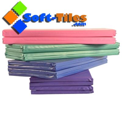 China 3.5cm 5cm Thickness 10LBS Pvc Foldable Gym Foam Mat for sale