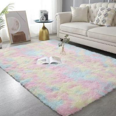 China Home Acrylic Plush Faux Fur Rug OEM Acceptable for sale