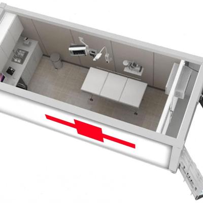 China Contemporary Portable Recyclable Container  Treatment Room  Hospital  office for sale