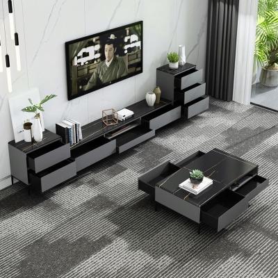 China (Other) New Arrival Factory Direct Selling TV Cabinet and Coffee Table Combination Adjustable High Quality Sensitive TV Table Stand for sale