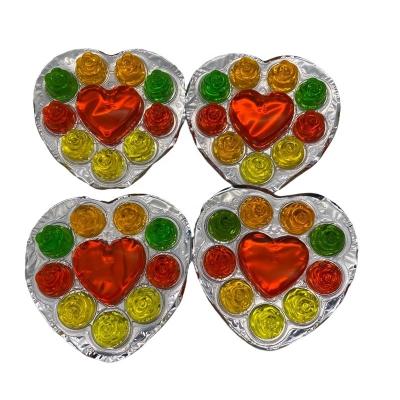 China Rose Jelly Sugar Free Hot Pudding Sweet Love Jelly Cups for sale