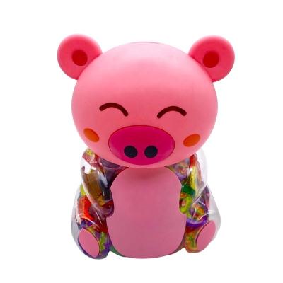 China OEM Sugar Free Sweet Jelly Cup Pig Shape Piggy Bank Delicious Juice Flavor Jelly for sale