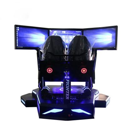 China Popular Layer Realistic Simulation Surface Series 3 Screen VR Racing Car Video Game Machine Stimulate 3DOF Driving Simulator VR Motion Cinema Chair Device for sale