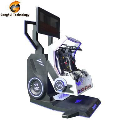 China Metal VR Amusement Park Dual Game Product 9D VR Player 360 Degree Car Virtual Reality VR Motion Remote Control Rolling Simulator for sale