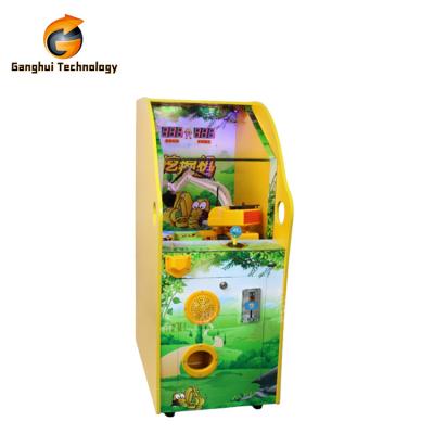 China Amusement park game productcoin supplier vending machine gashapon machine wooden excavator for sale for sale