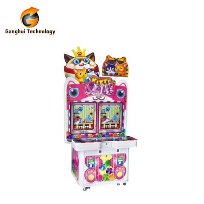 China Metal Amusement Park Game Product Earn Money Coin Operated Cat Pinball Redemption Ticket Machine for sale