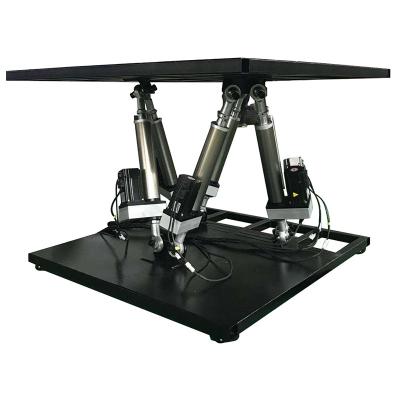 China 3DOF/6DOF Motion Platform High Efficiency Low Noise Long Life High Speed ​​Long Life Drive System 6 DOF Electric Motion Platform With Servo Motor for sale