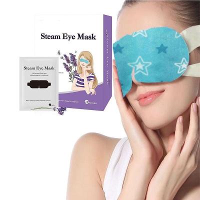 China Cotton Avender Oil Vapor Eye Mask Self Heating Protection Steamer Eye Mask For Alleviating Eye Fatigue for sale