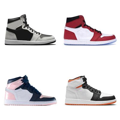 China Hot Selling AJ 1 Sports Shoes High Top Retro Fashion Trend Basketball Shoes For Women And Men Casual Basketball Shoes for sale