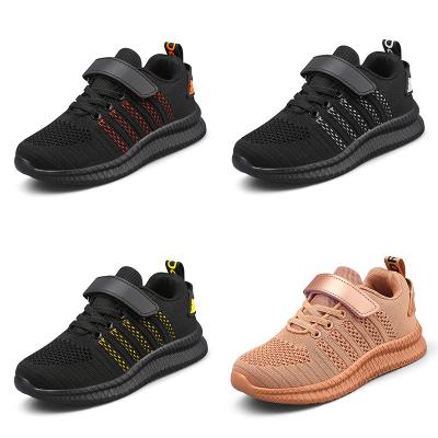 China Around 2022 Kids Running Shoes For Boys Girls Sneakers Hook&Loop Lightweight Children Sport New School Breathable Sneakers for sale