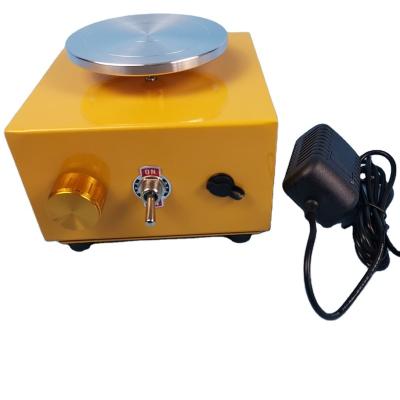 China ABS+Aluminum Alloy Boat Electric Pottery Wheels Clamping Forming Machine Ceramic Forming Tool With Pedal Control Pottery Wheel For Ceramic Works for sale